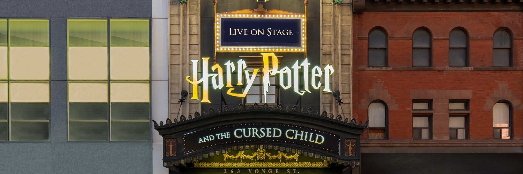 EMT Exterior with Harry Potter sign